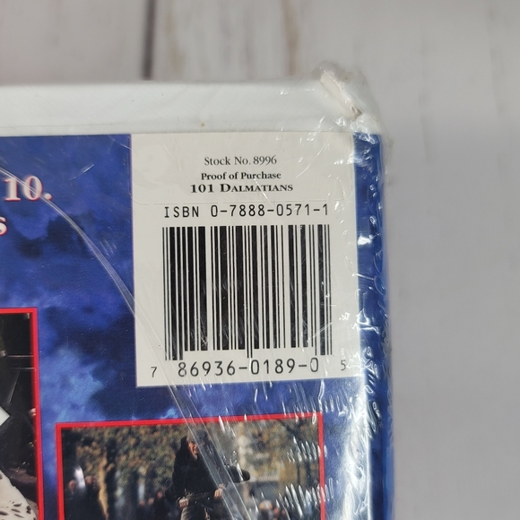 101 Dalmations Factory Sealed VHS - Picture 8 of 8